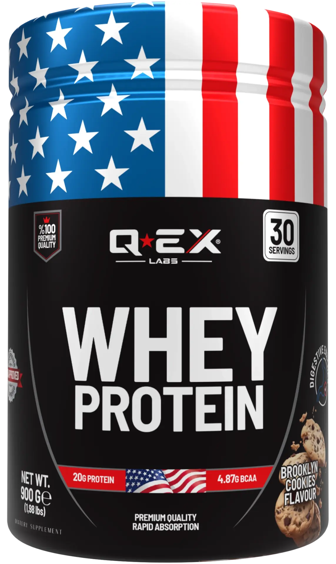 Qex Labs Whey Protein 900 Gr