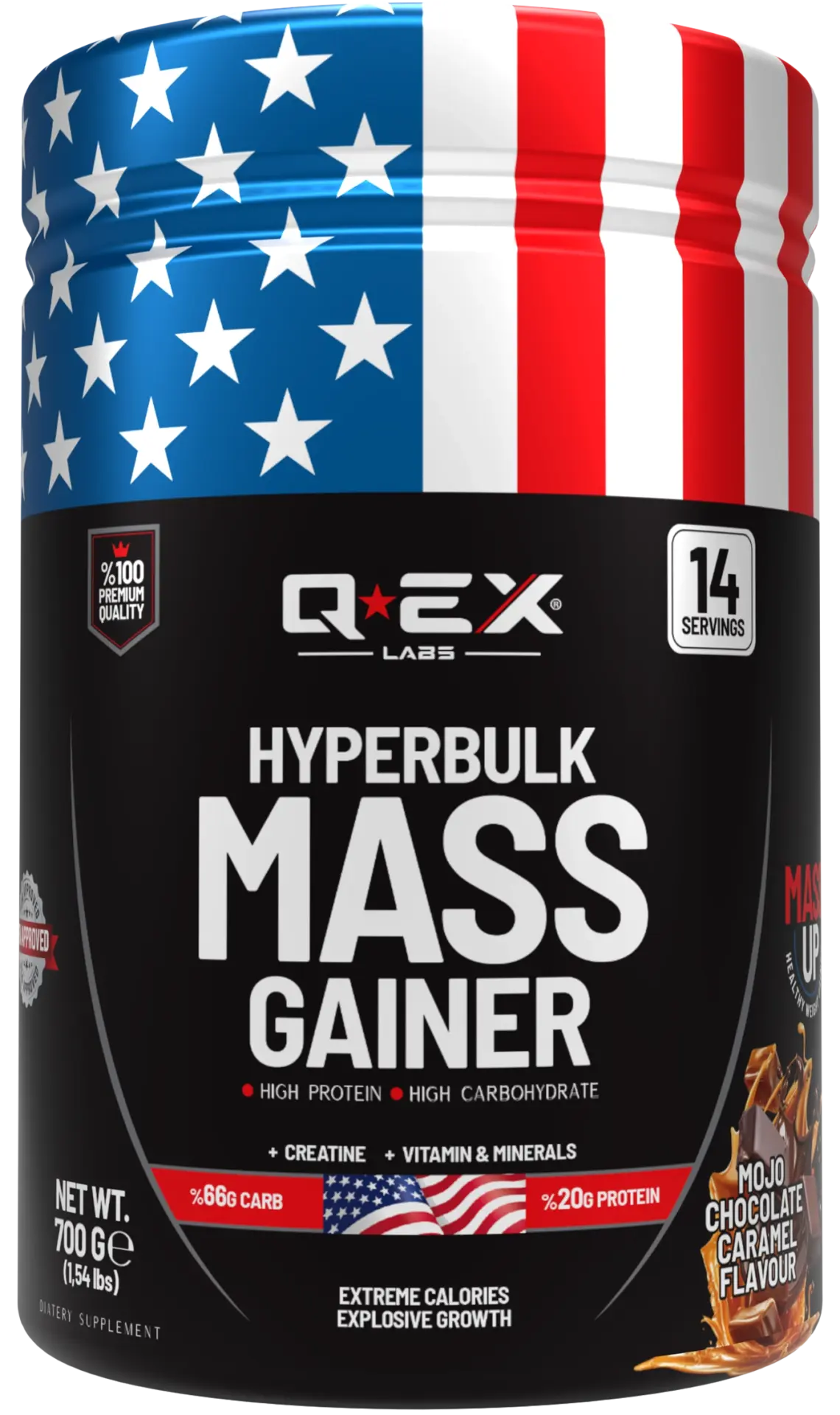 Qex Labs Hyperbulk Mass Gainer 700 Gr