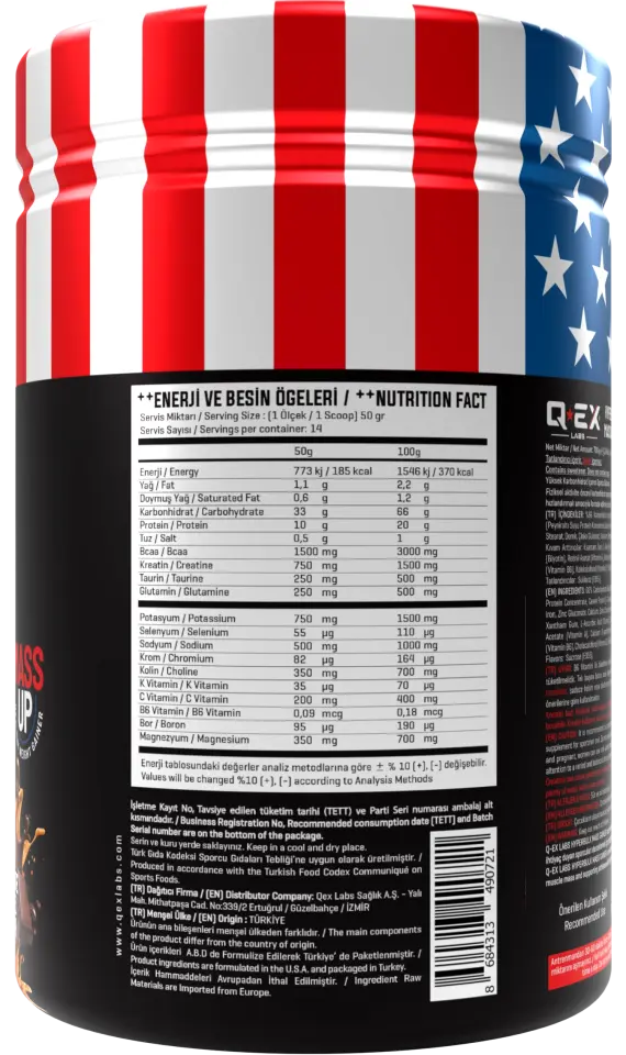 Qex Labs Hyperbulk Mass Gainer 700 Gr