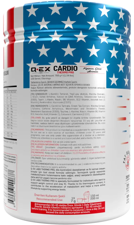 Qex Labs Cardio 700 Gr 100 Servis