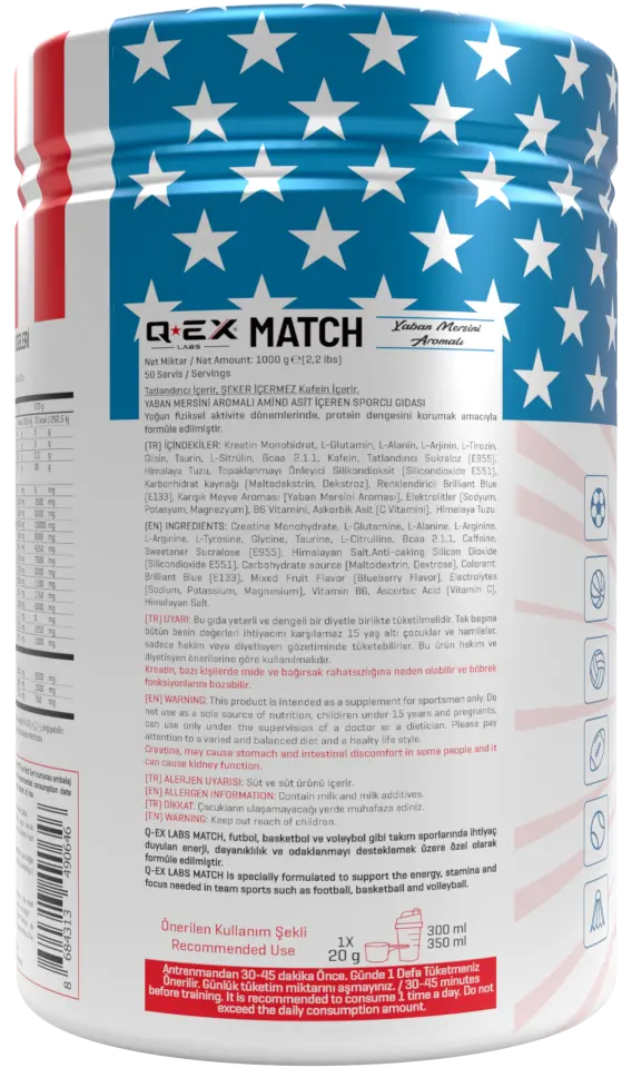 Qex Labs Match 1000 Gr 50 Servis