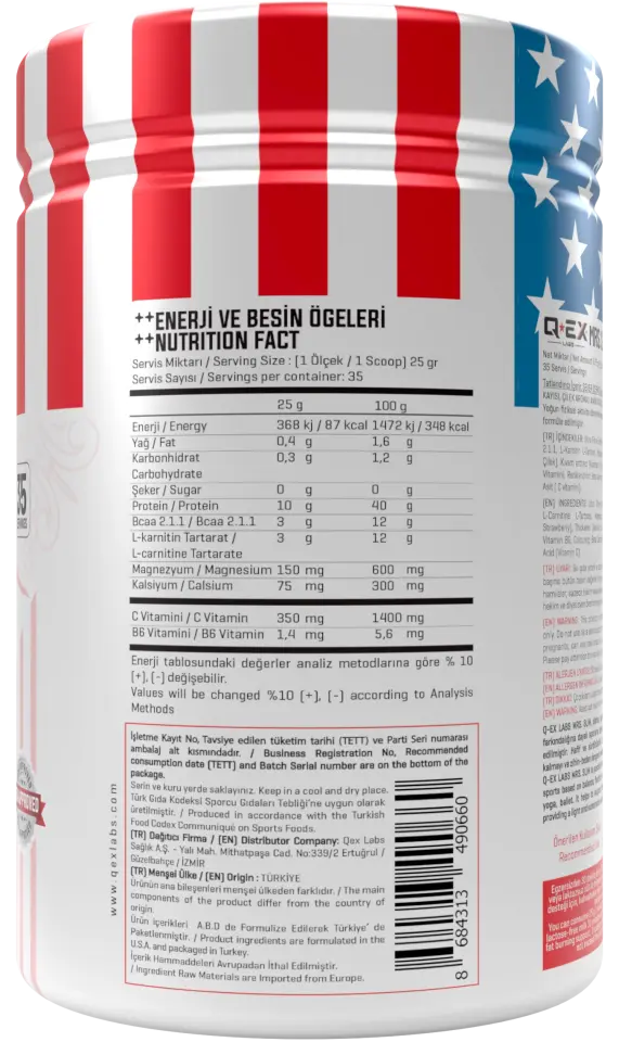 Qex Labs Mrs.Slim 875 Gr 35 Servis