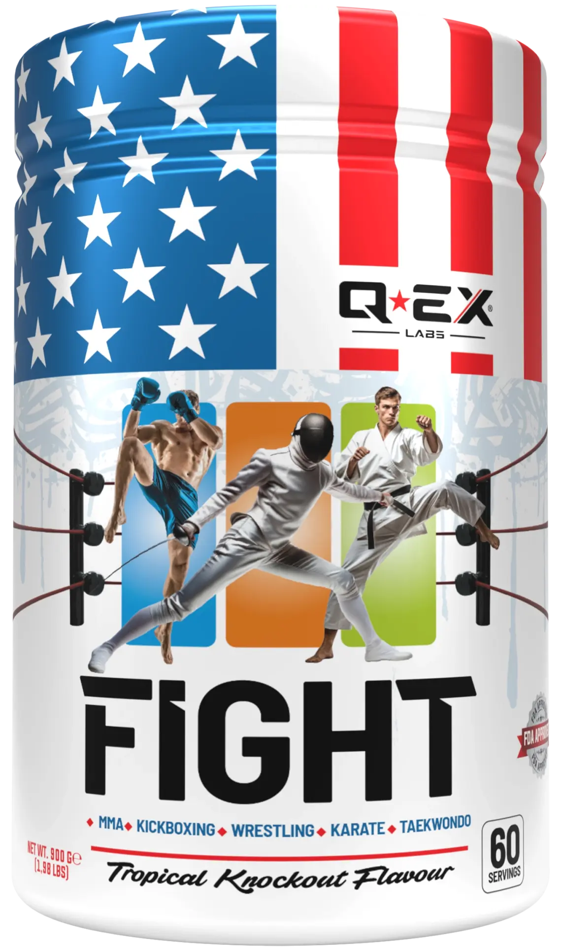 Qex Labs Fıght 900 Gr 60 Servis
