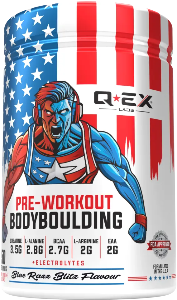 Qex Labs BodyBoulding Pre Work Out 1000 Gr 50 Servis