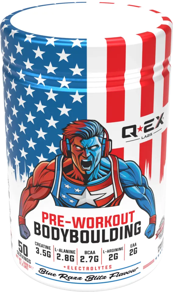 Qex Labs BodyBoulding Pre Work Out 1000 Gr 50 Servis