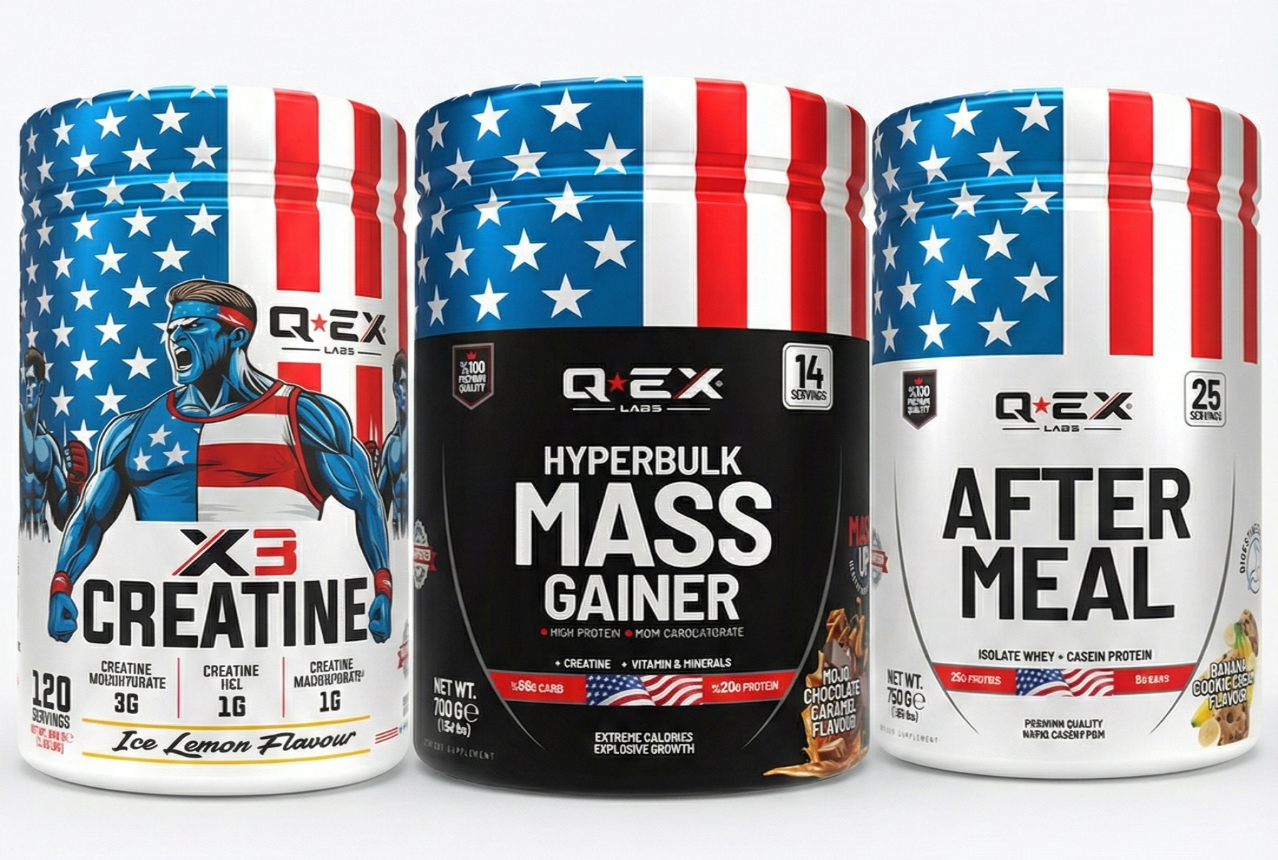 Q-EX LABS KİLO ALIMI DESTEK KOMBİNASYONU